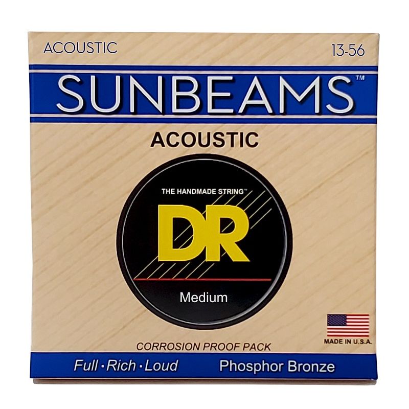 Набор струн DR Strings SUNBEAM Acoustic Phosphor Bronze - Medium (13-56)